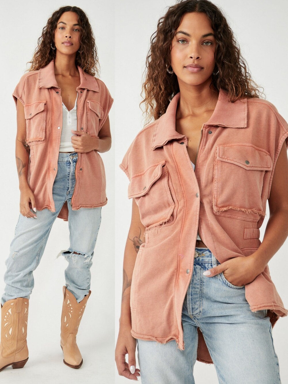 Free People Coza Utility Vest